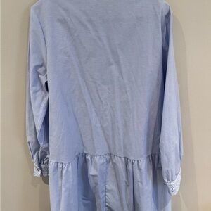 Zara Light Blue Long Sleeve Dress